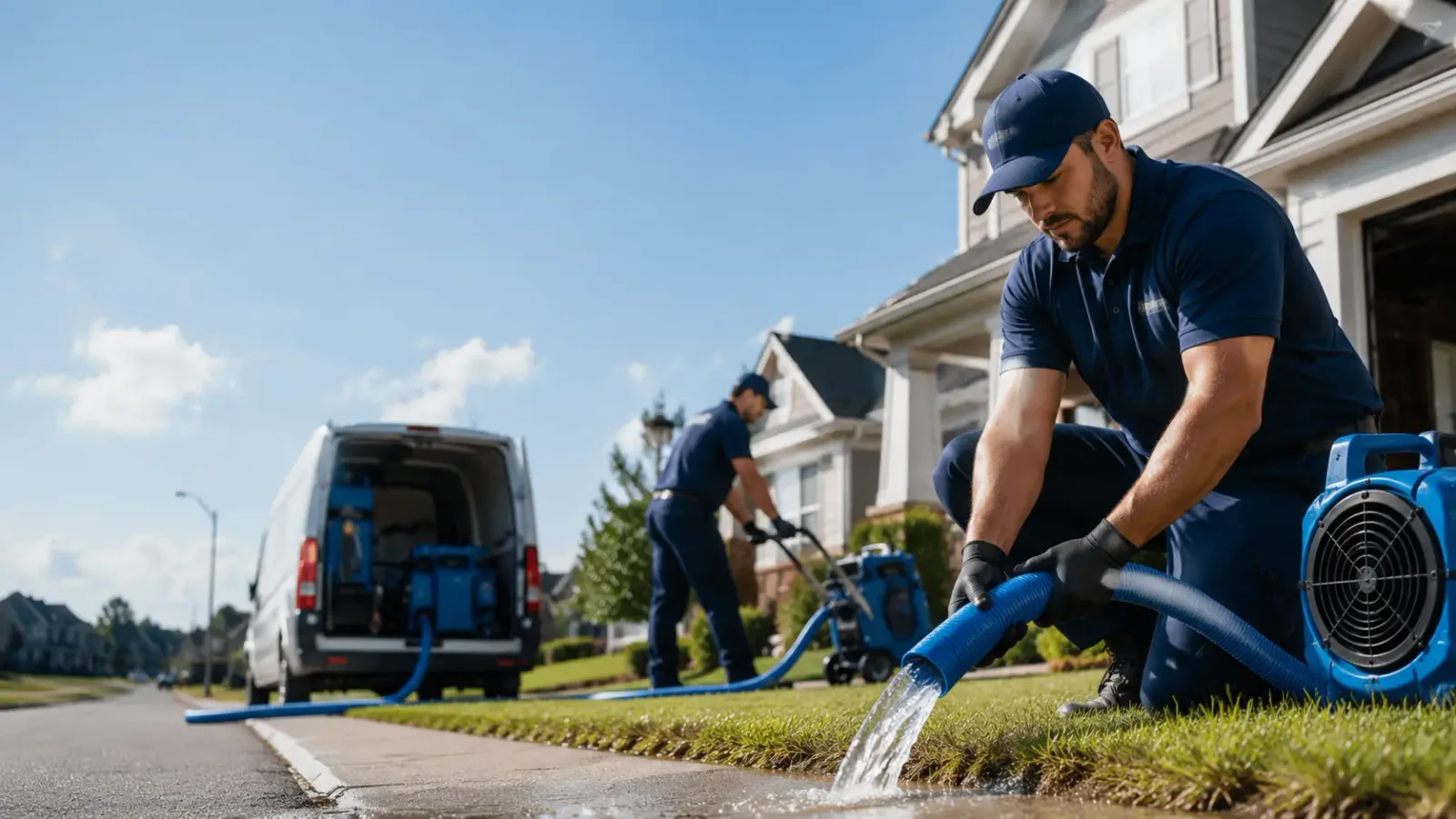 Flood Damage Restoration in Port Crane, NY